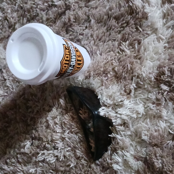 Custom Harley Davidson Coffee Cup w/Lid - Picture 4 of 5